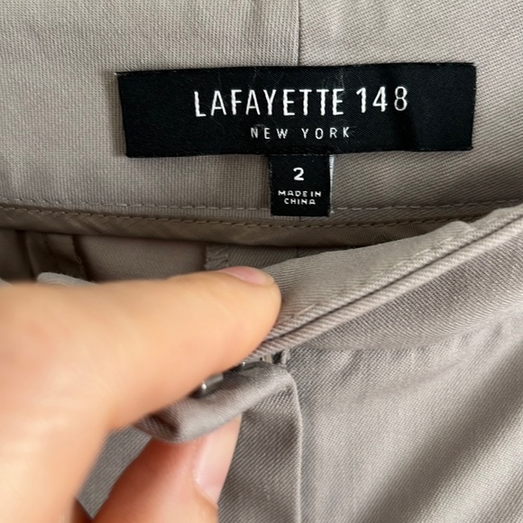 Lafayette 148 Wool Trousers 4 (size 2 on tag, measurements indicate 4/6) - Picture 3 of 9